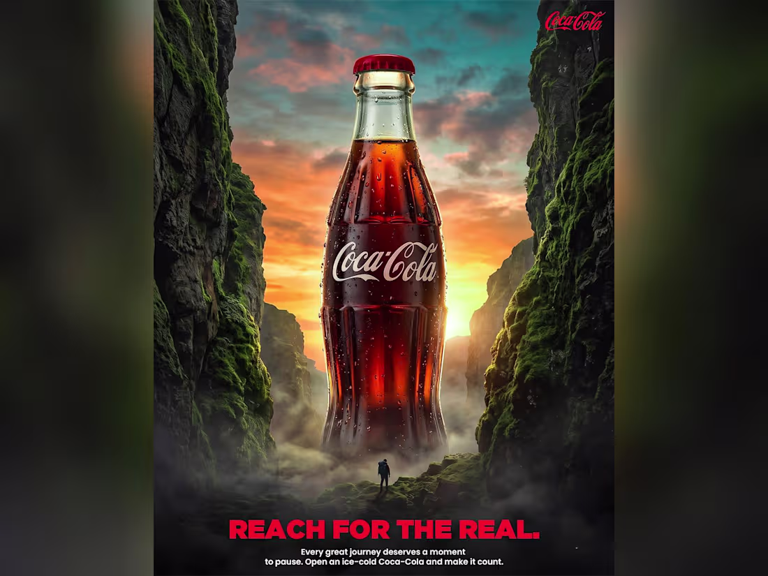 Cover image for Concept poster for Coca-Cola. A