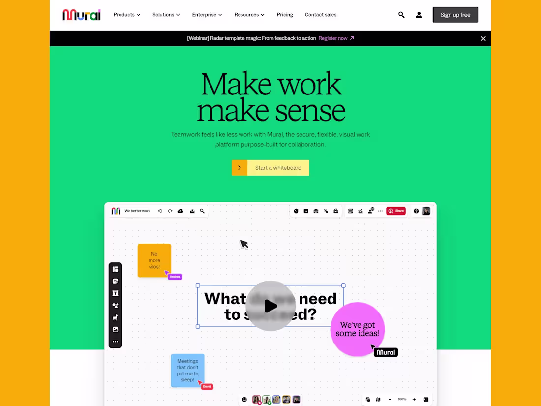 Cover image for Webflow Website Design & Development | Mural.co