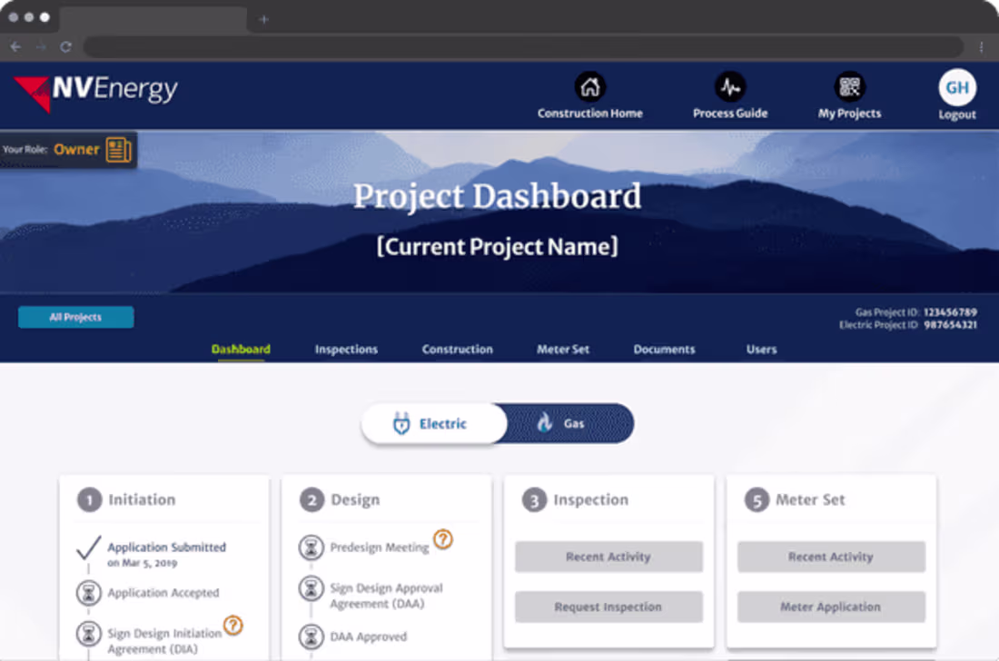 Cover image for Nevada Energy Service Setup UX Redesign
