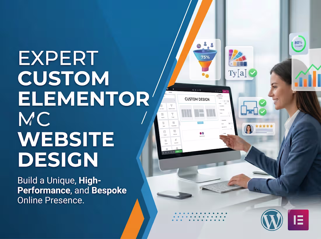 Cover image for Expert Custom Elementor Website Design & Development