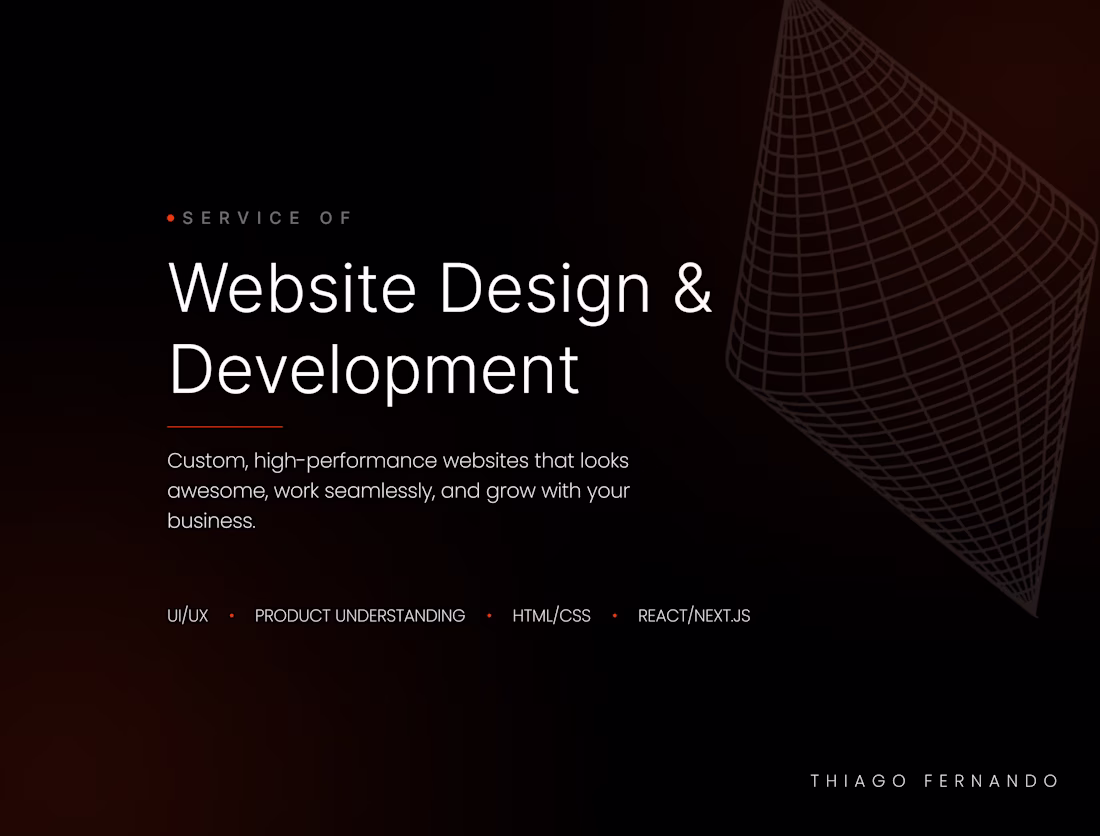 Cover image for Website Design & Development