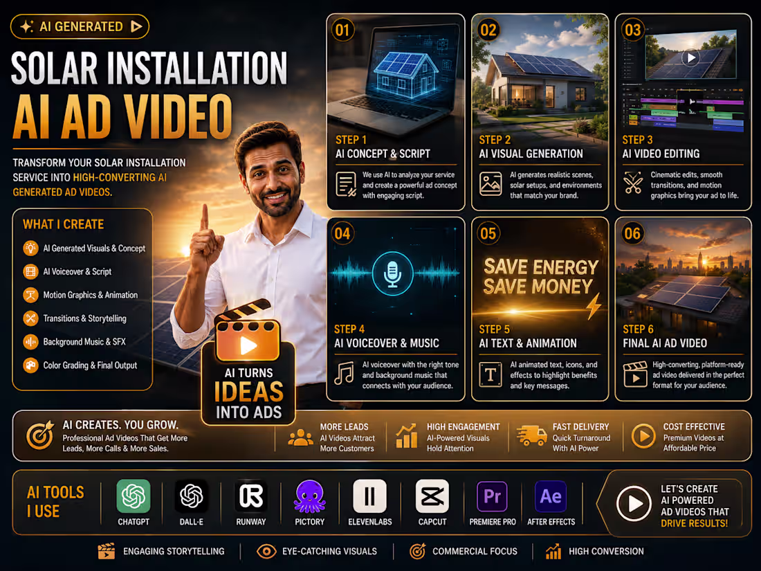 Cover image for Created a high-converting AI-powered advertisement