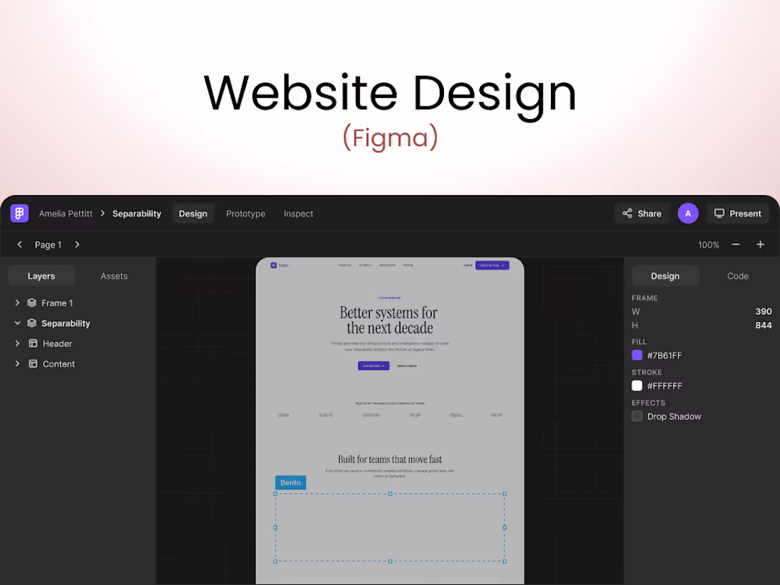Cover image for Website Design - Figma