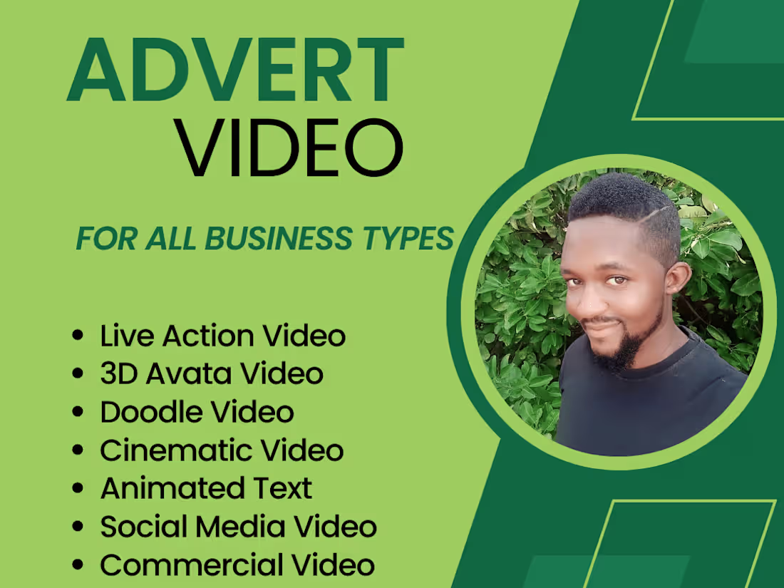 Cover image for Eye-catching 3D avatar character animation business Ad Video