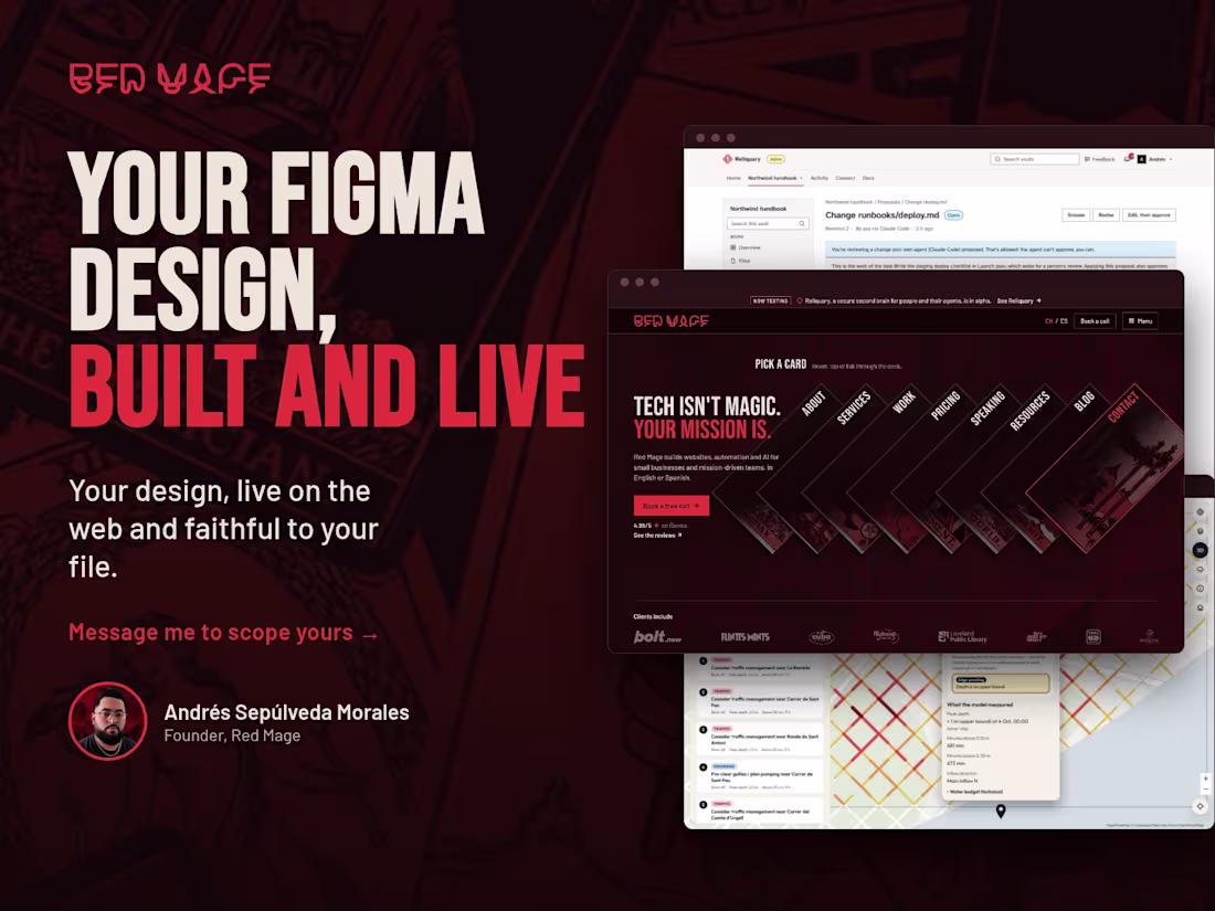 Cover image for Your Figma Design, Built and Live