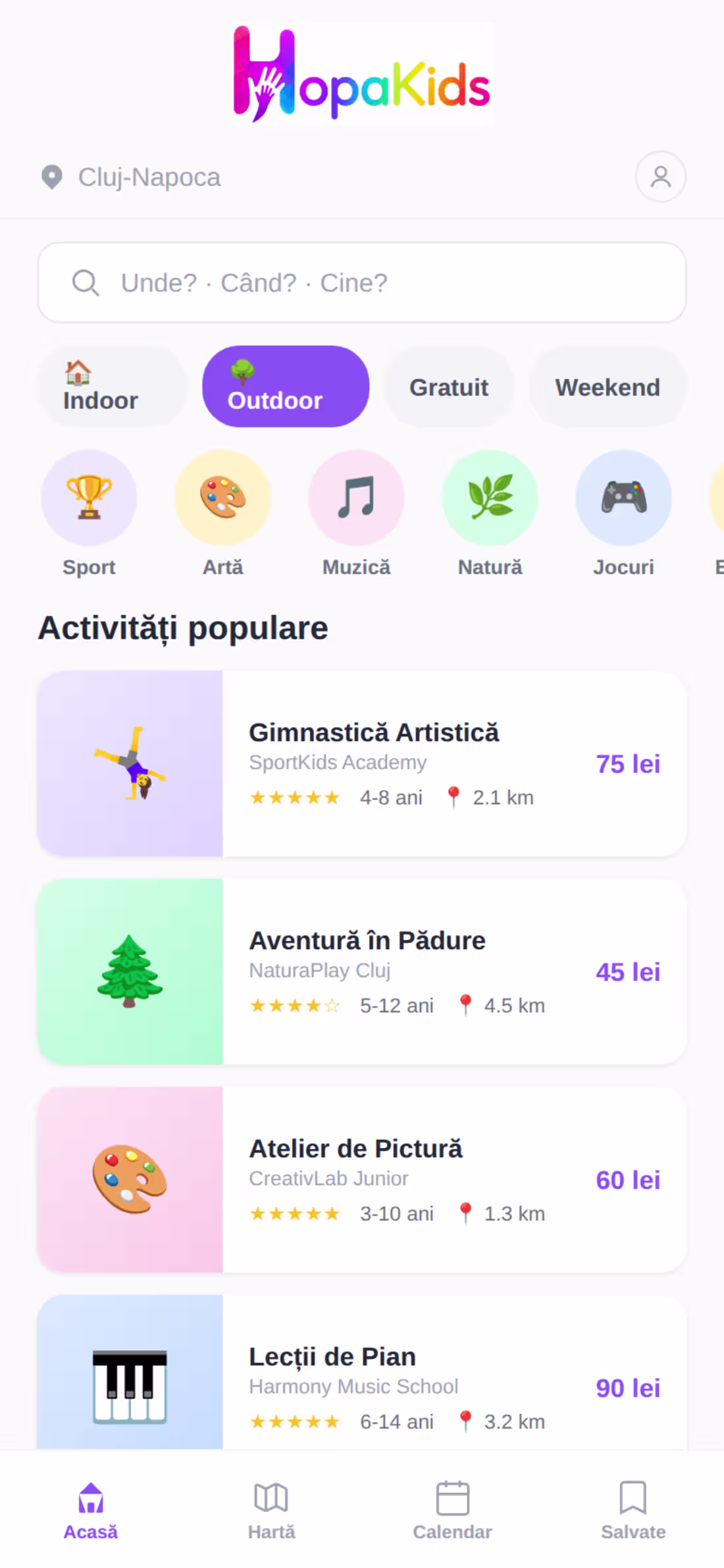 Cover image for Children's activities marketplace — provider