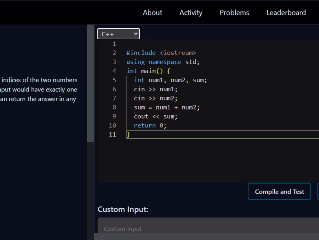 Cover image for Coding Problems Platform
