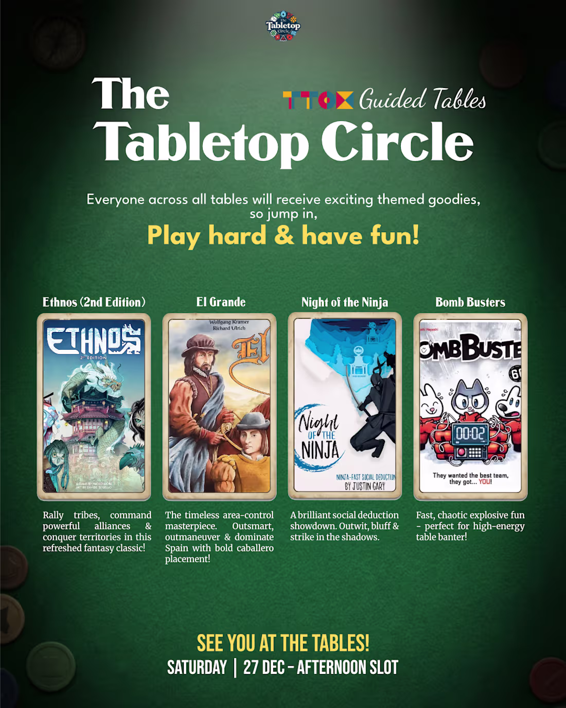 Cover image for Poster for Board games 