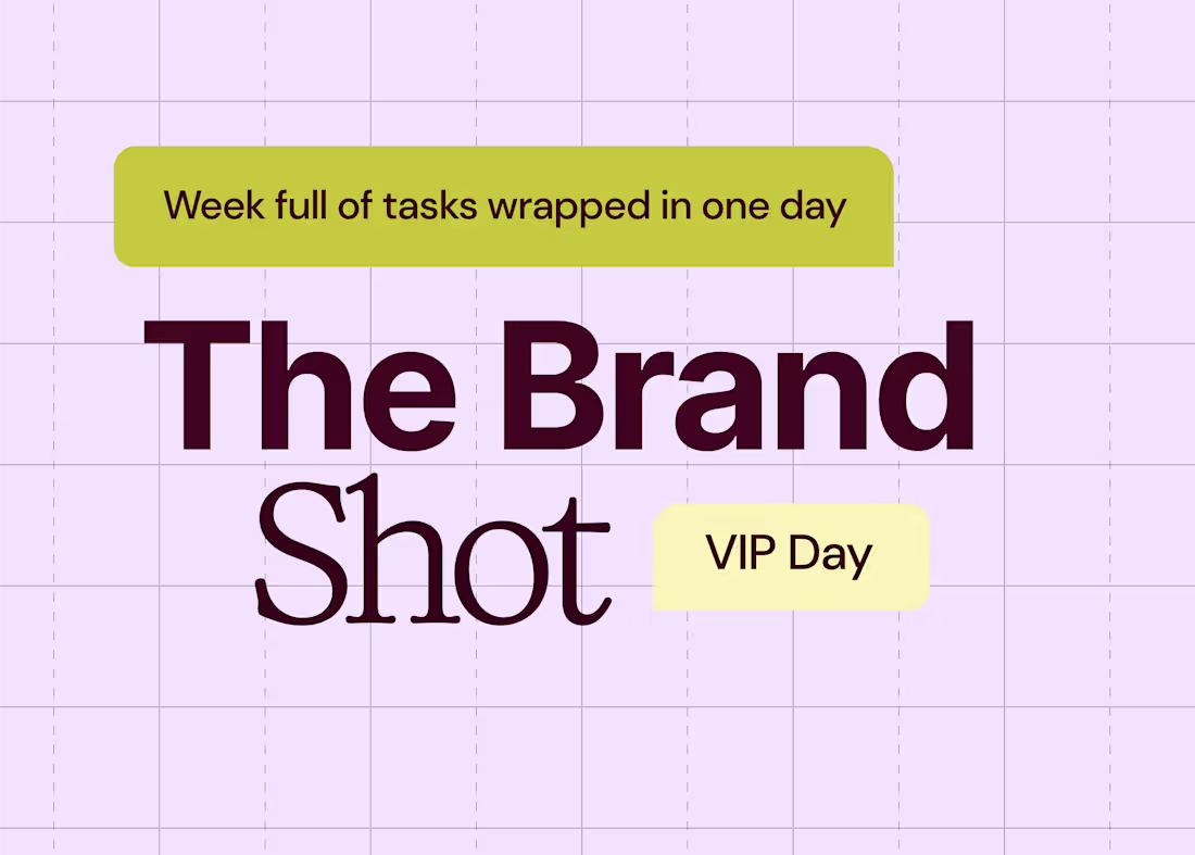 Cover image for The Brand Shot ⚡ [VIP Day]