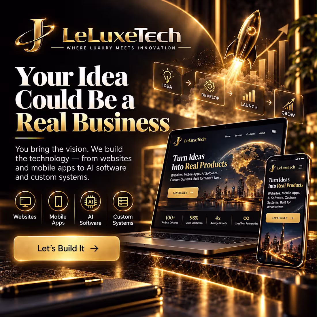 Cover image for Custom Website Design & Development for Businesses