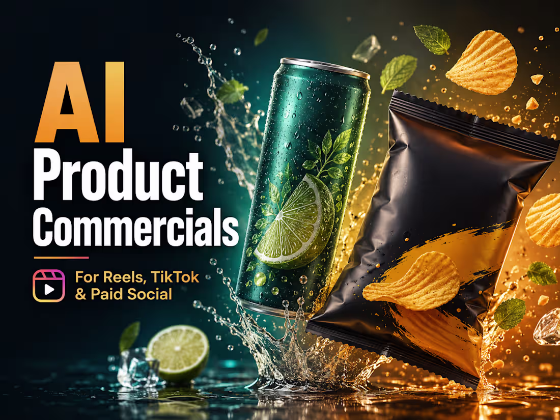 Cover image for AI Product Commercial for Reels & TikTok