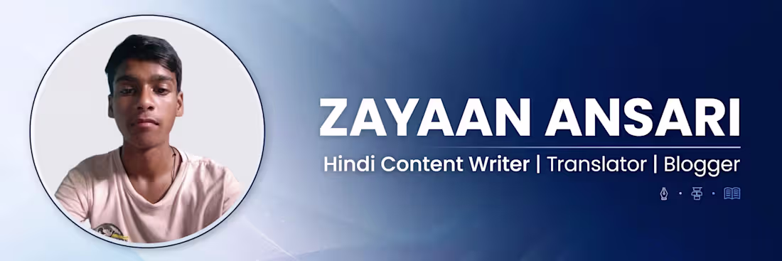 Cover image for Hindi content writer 