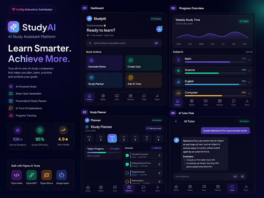 Cover image for 🧠 AI Study Assistant Platform