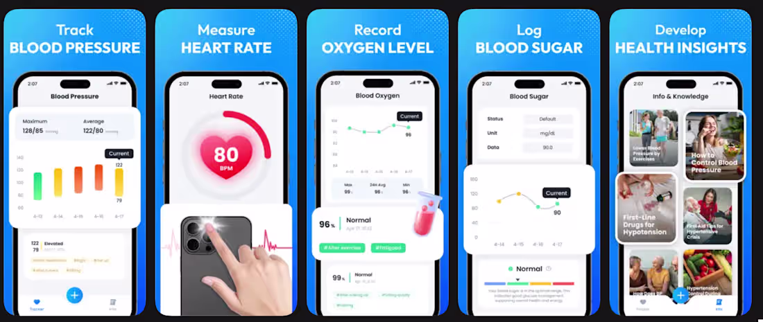Cover image for Mobile Development for Blood Pressure App-BP Tracker
