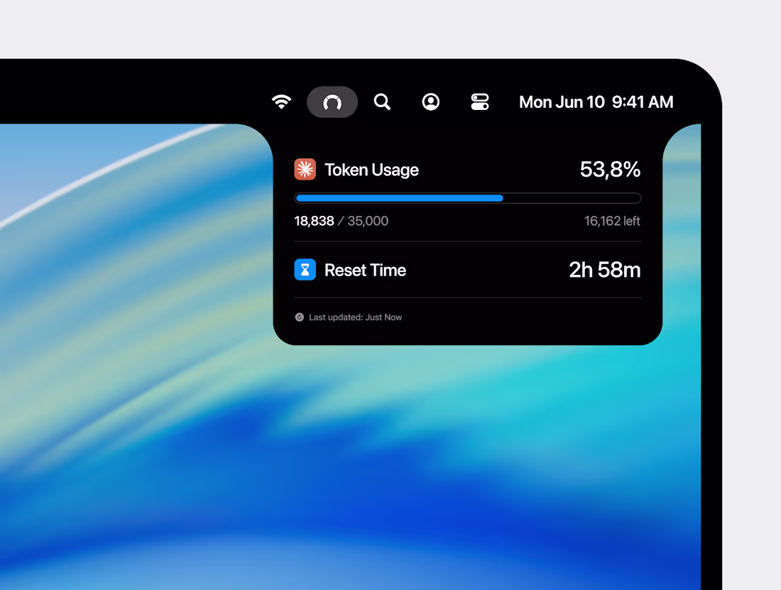 Cover image for Claude Token Tracker.

It shows your