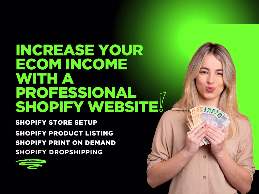 Cover image for create responsive premium shopify website for your ecommerce 
