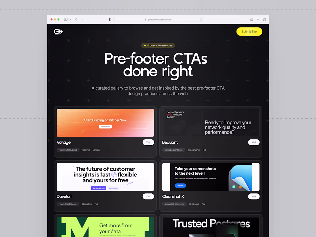 Cover image for Gridddy - Framer Website