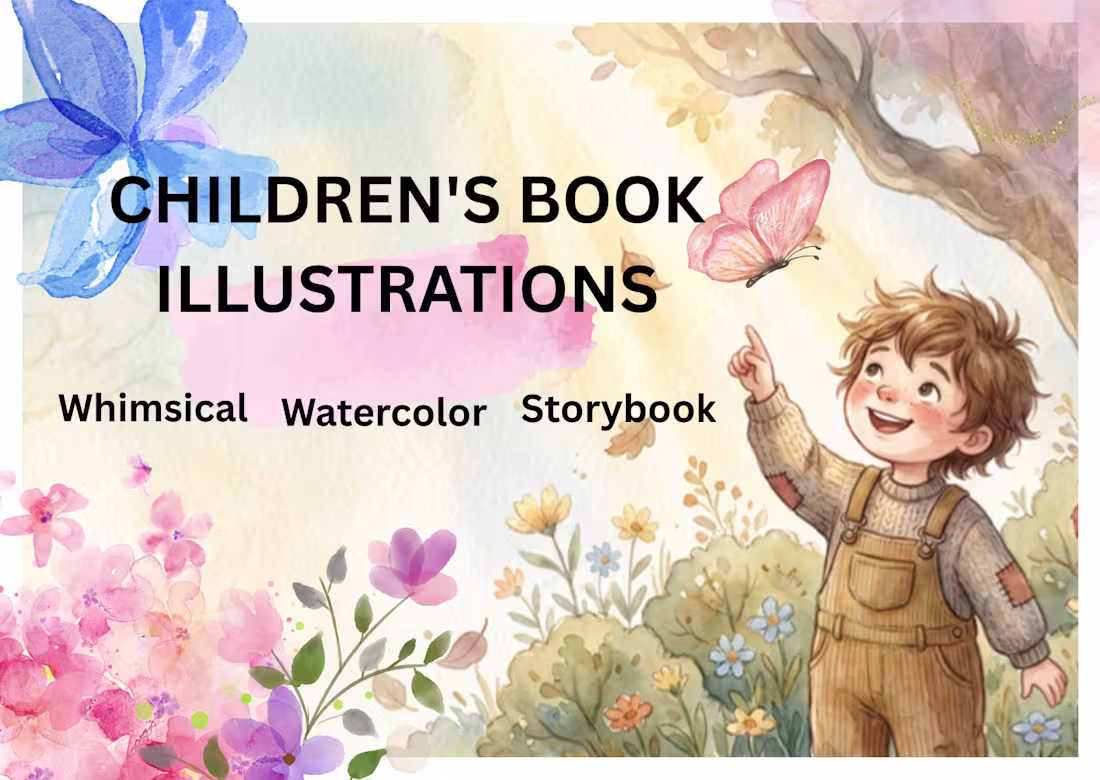 Cover image for Children's storybook illustration