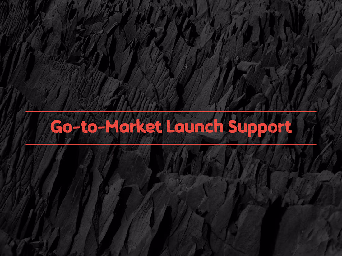 Cover image for Go-to-Market Launch Support