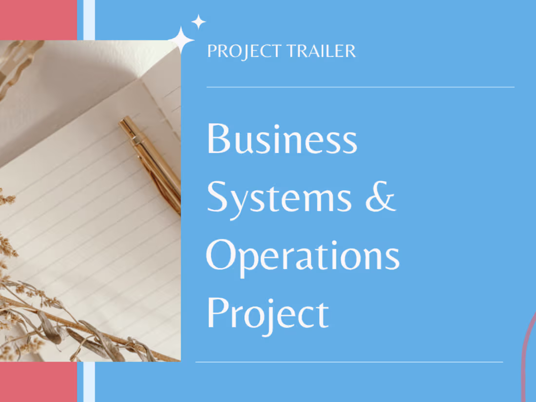 Cover image for Business Systems & Operations OBM Project Results 🏆