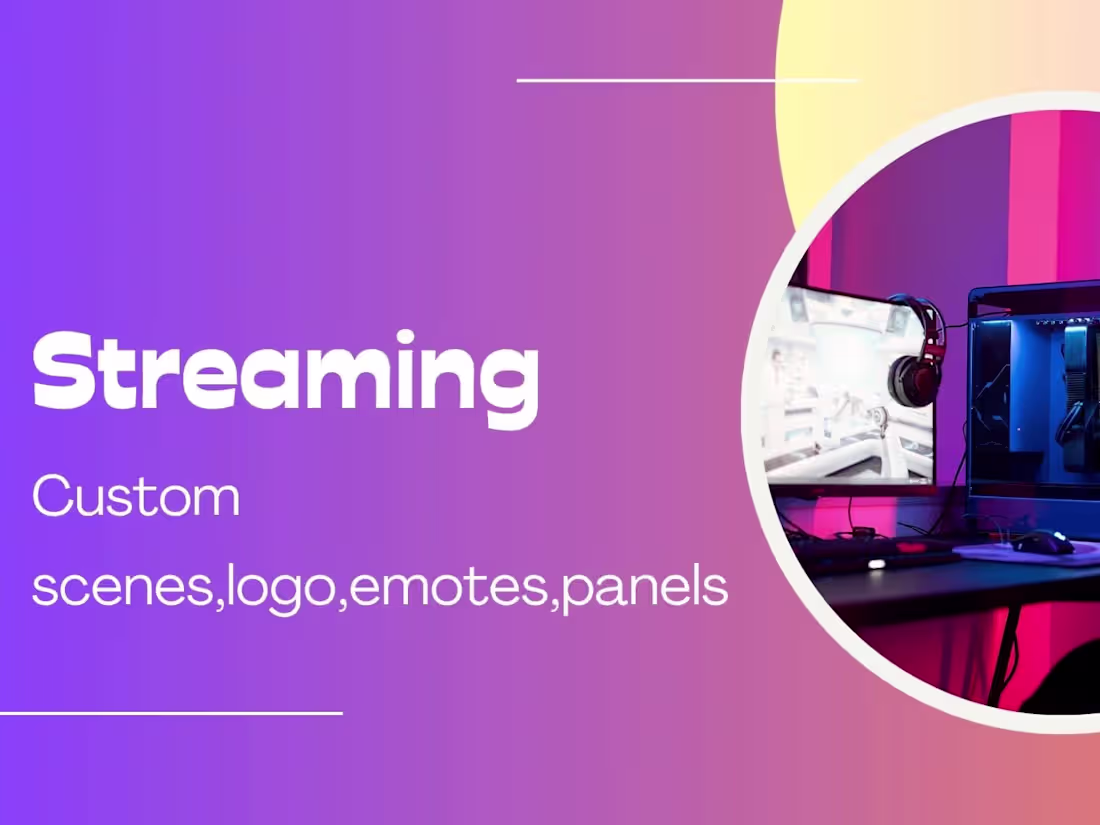 Cover image for Twitch Scenes & About Panels