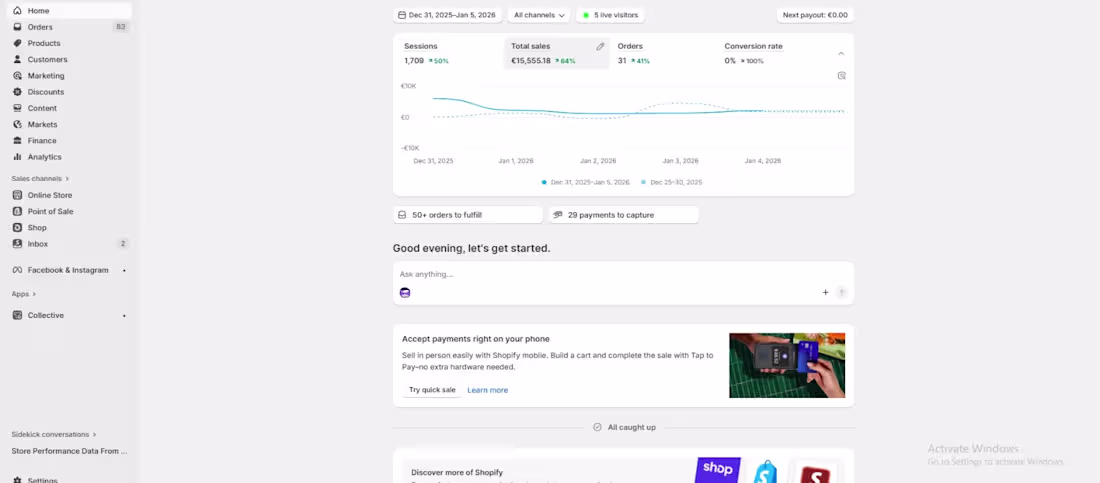 Cover image for I build and manage Shopify stores and run Facebook & Instagr...