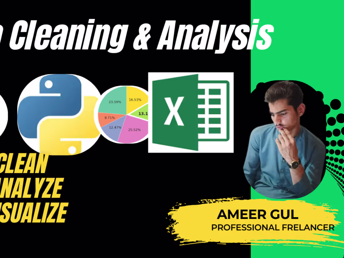 Cover image for Data Analysis, Visualization & Insights using Python & Power Bi