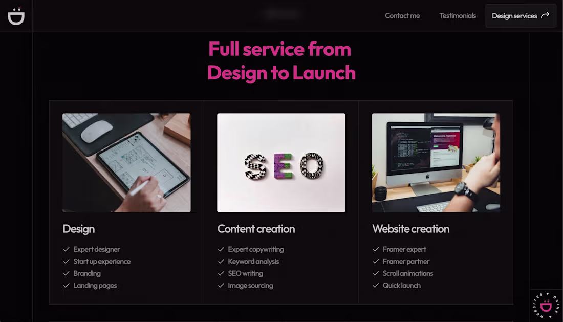Cover image for Full business website for only $119 per month