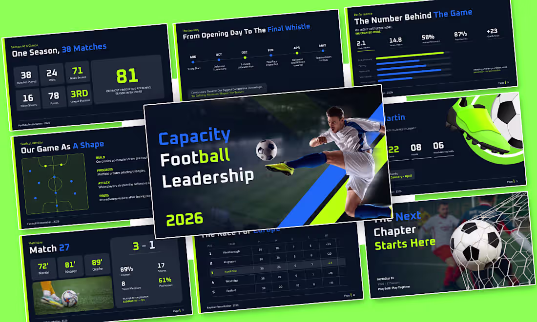 Cover image for Football (Sports) Presentation Design