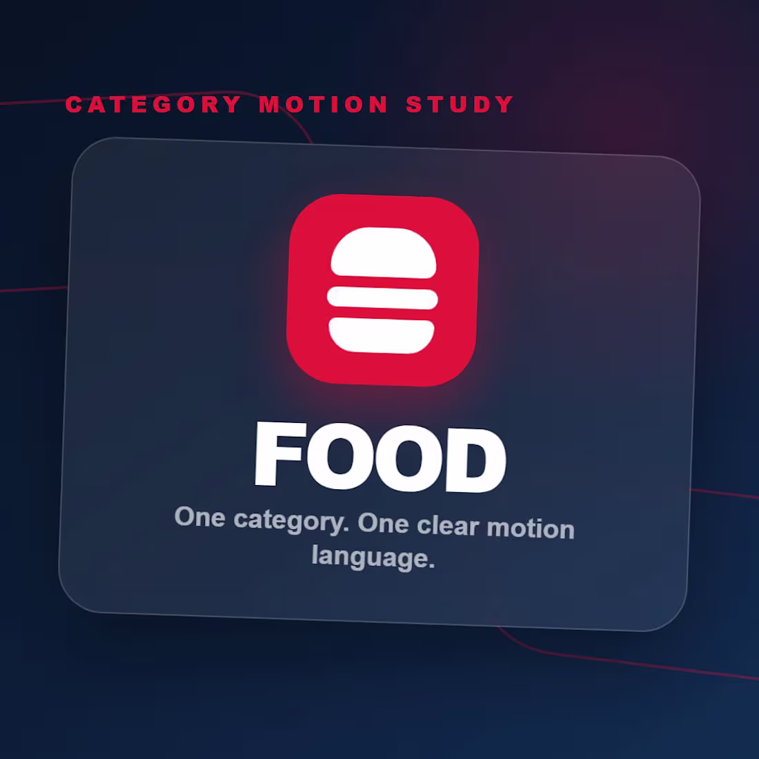 Cover image for STRUG Food Category — Motion Study