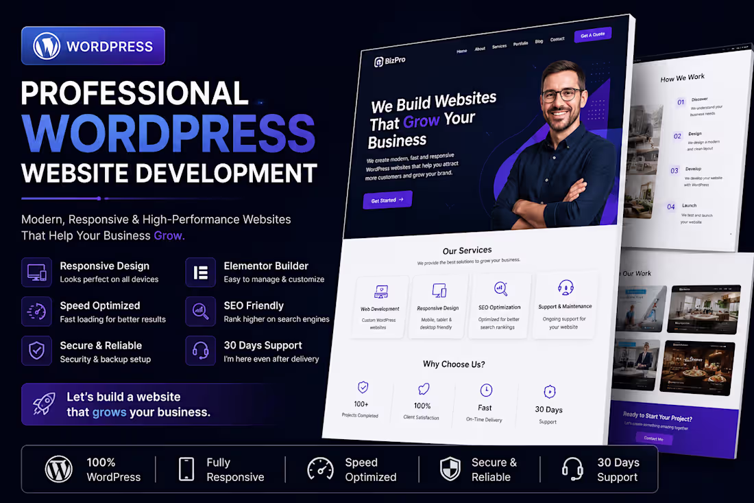 Cover image for Professional WordPress Website Development