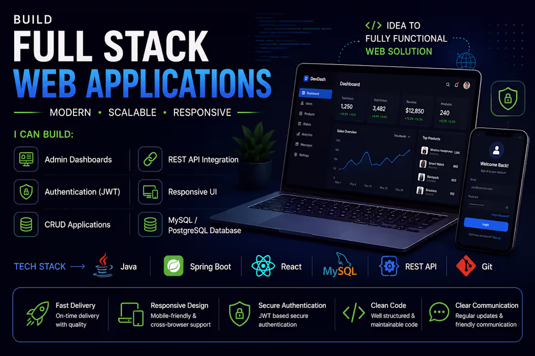Cover image for Build Modern Full Stack Web Applications