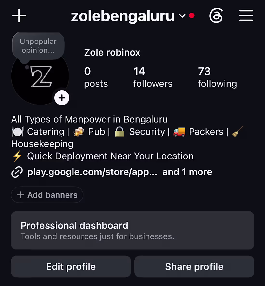 Cover image for Insta page