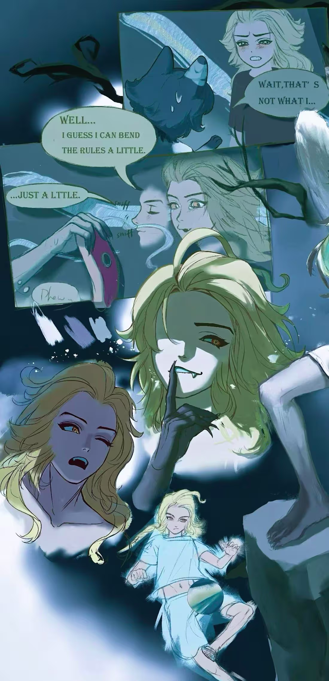 Cover image for Atmospheric illustration for original character