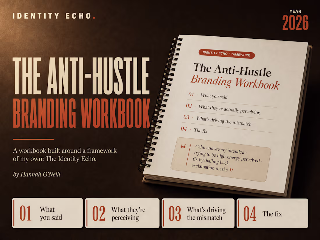 Cover image for The Anti-Hustle Branding Workbook
