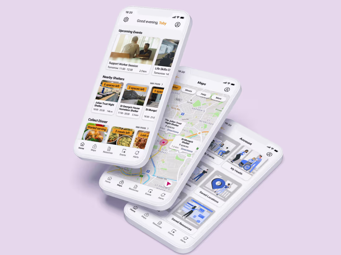 Cover image for Helping Hand App Design