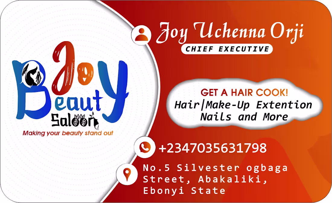 Cover image for Business card design for a makeup artist brand