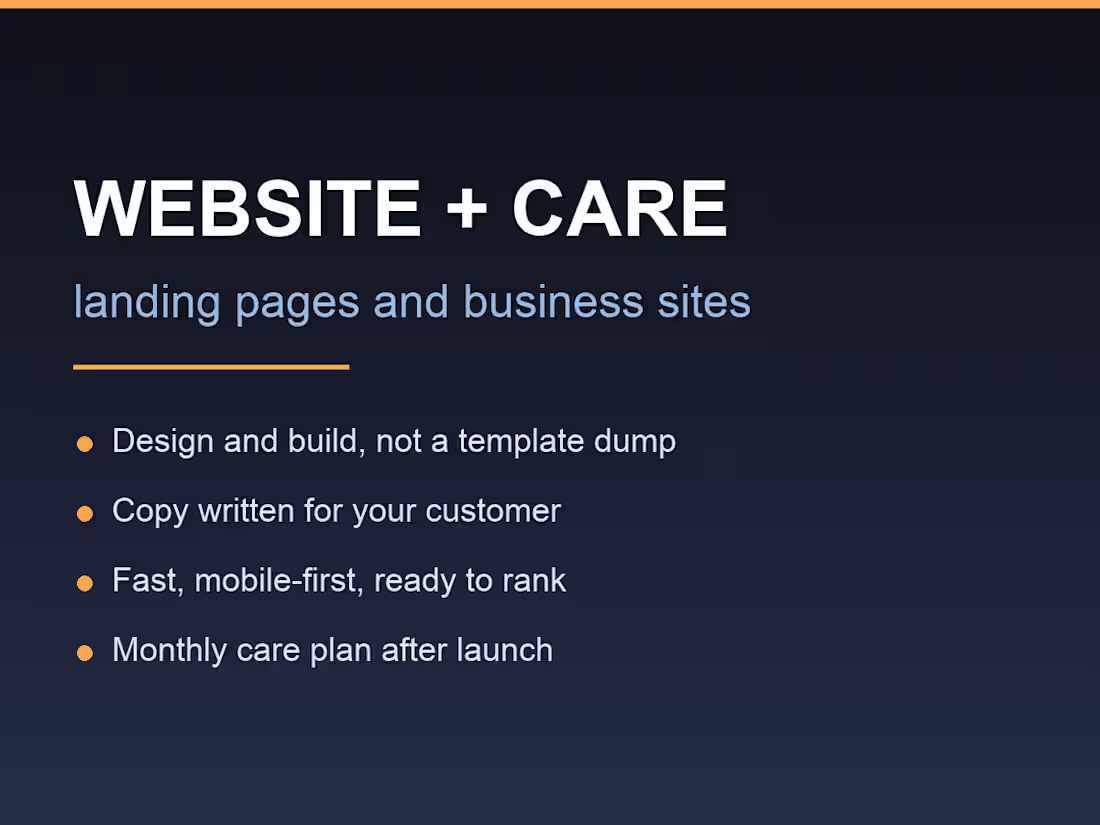 Cover image for Business Website That Keeps Working After Launch