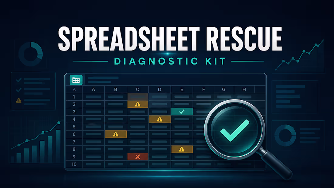 Cover image for Spreadsheet Rescue Diagnostic Kit