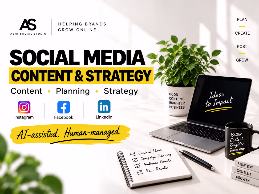 Cover image for Social Media Content & Strategy