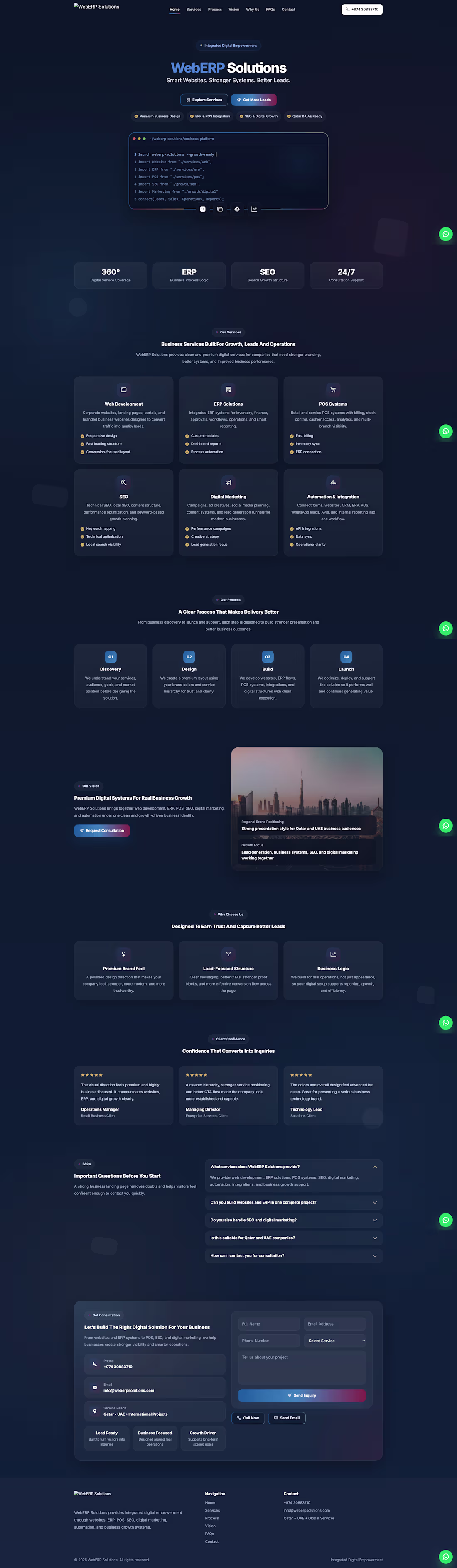 Cover image for IT Tech company website for