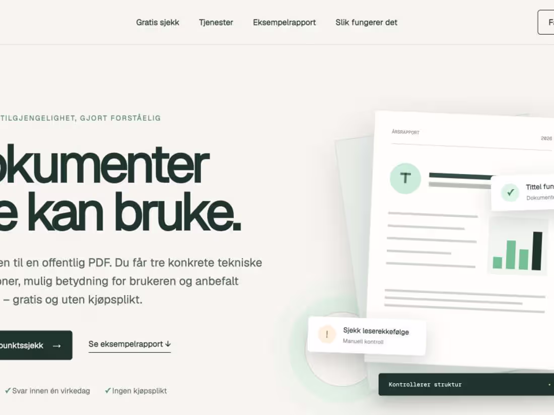 Cover image for Klarfil: Accessible PDF Review Service