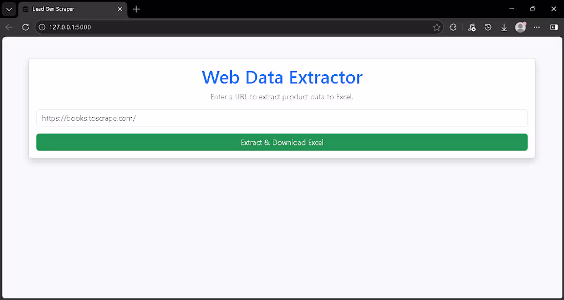 Cover image for Web Scraping Tool