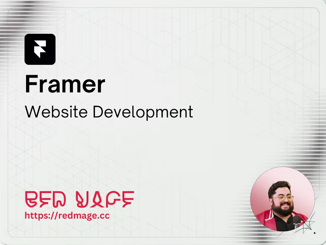 Cover image for Framer – Website Development