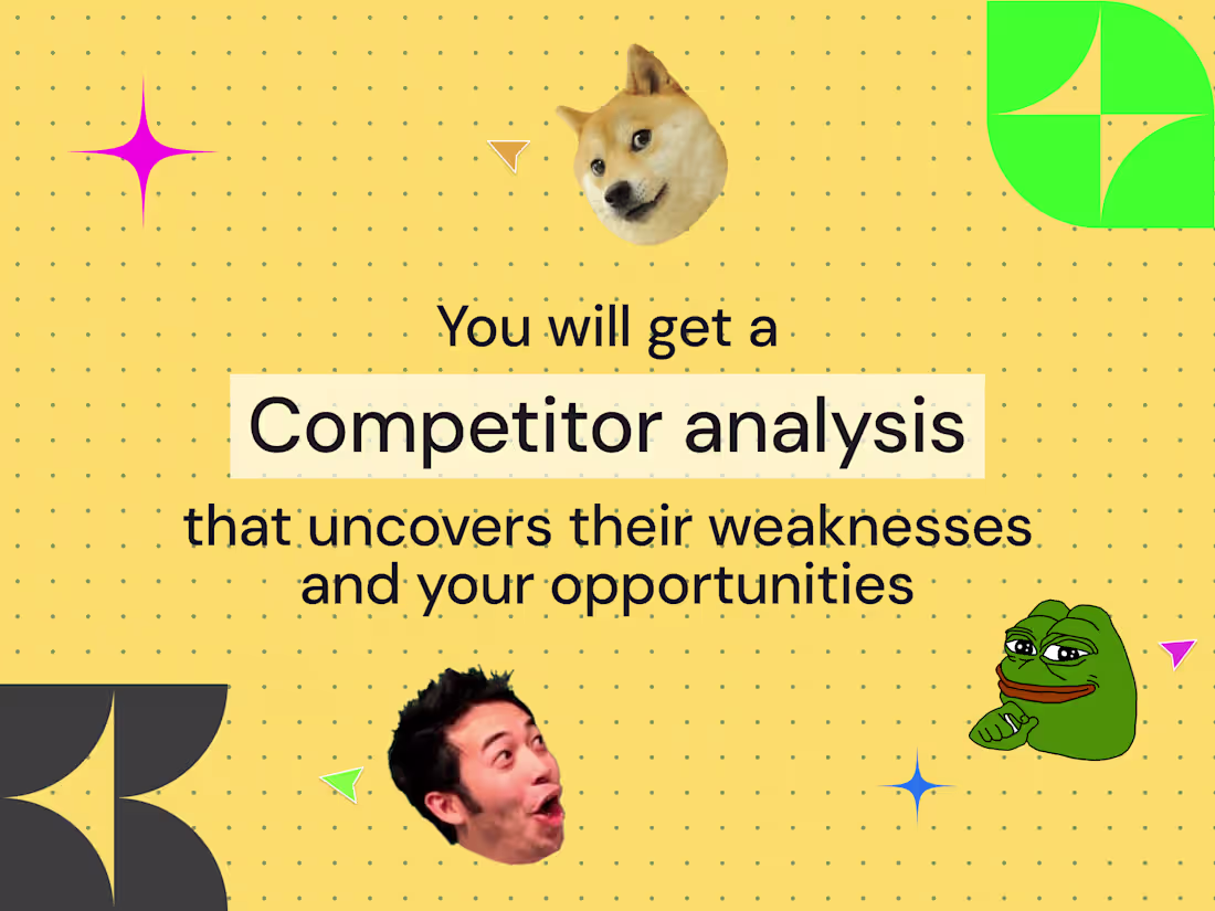 Cover image for Competitor analysis