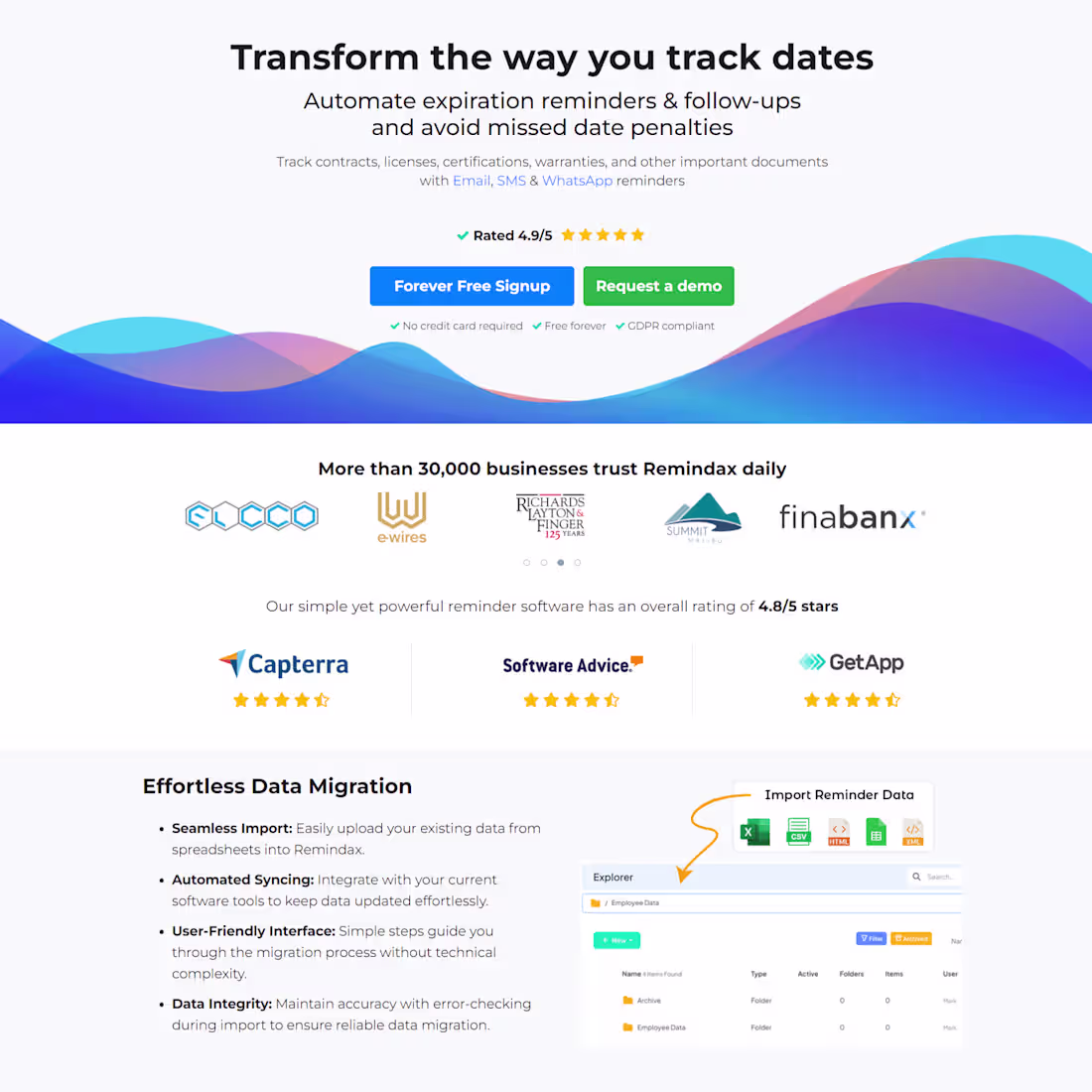 Cover image for Remindex Website