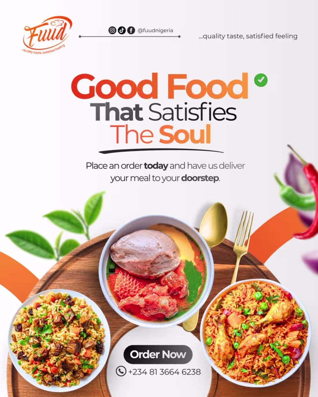 Cover image for Food Poster Design for Fuud