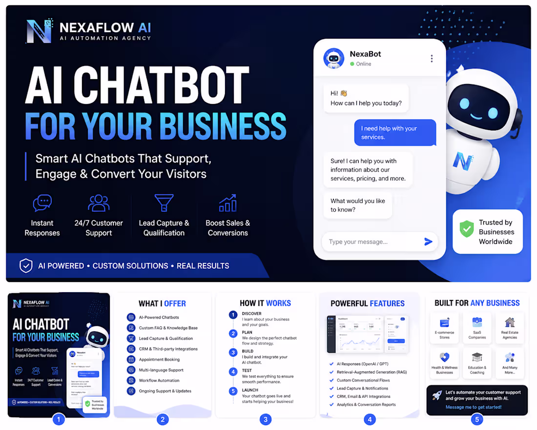 Cover image for AI Customer Support Chatbot