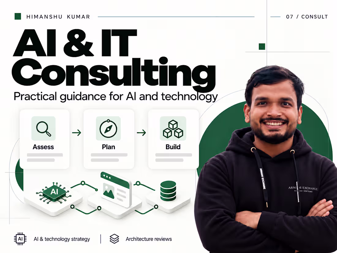Cover image for IT & AI Consulting: Architecture, Code Review & Strategy