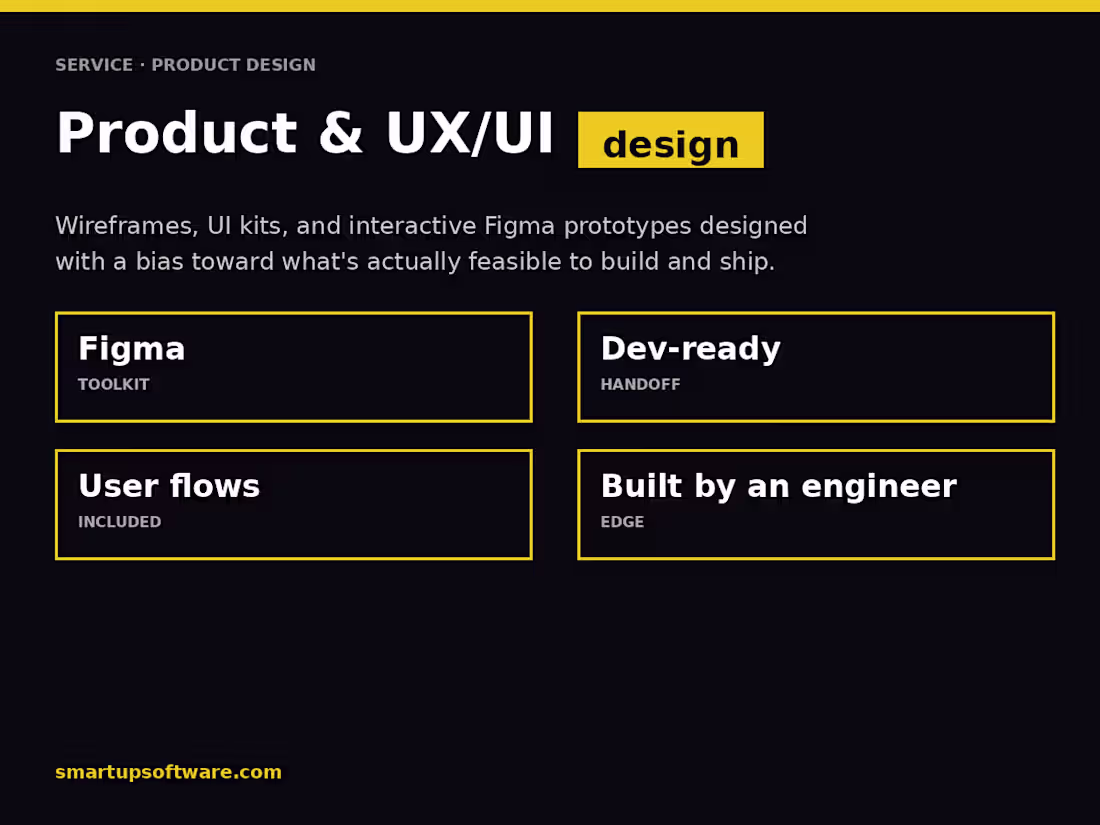Cover image for Product & UX/UI Design